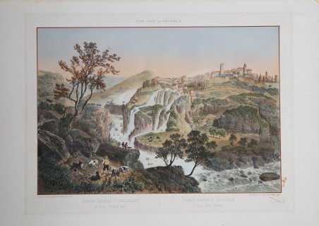 Grande Cascade et Cascatelles de Tivoli (Etats du Pape) / …