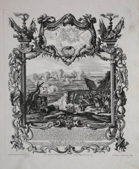 Grunderiss und Attaque des Castel zu Mayland