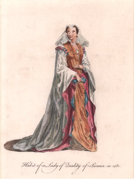 Habit of a Lady of Quality of Sienna, in 1581 … | Immagine Gallery 3