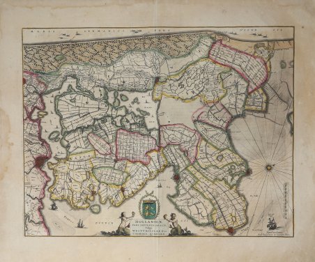 Hollandiae Pars Septentrionalis Vulgo Westuriesland en 'Toorder Quartier