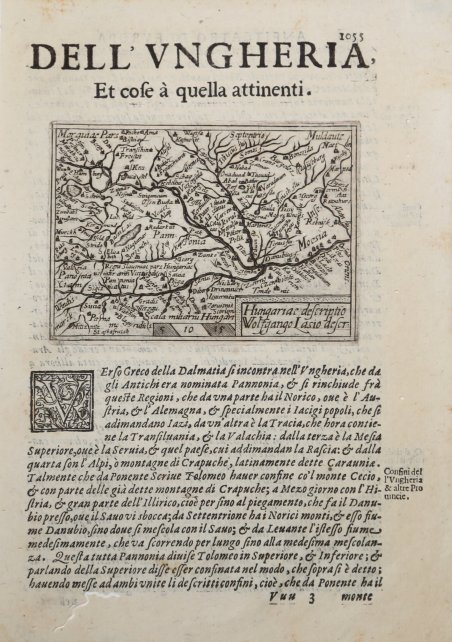 Hungariae descriptio Wolfgango Lasio descr: