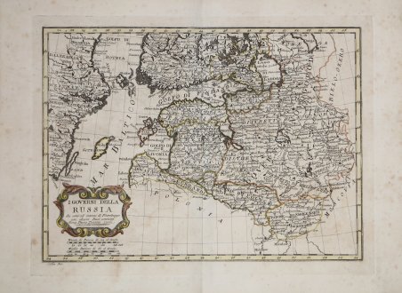 I Governi della Russia che sono all'intorno di Pietroburgo con …