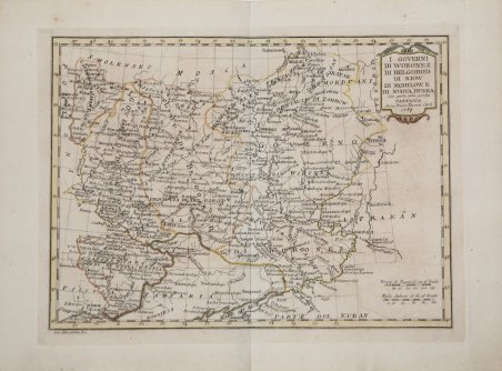 I Governi di Woronez di Belgorod di Kiow di Mohilow, …