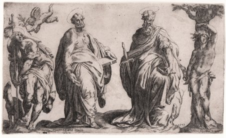 I Santi Rocco, Pietro, Paolo e Sebastiano