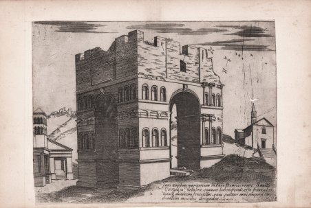 Iani templum marmoreum in Foro Boario…