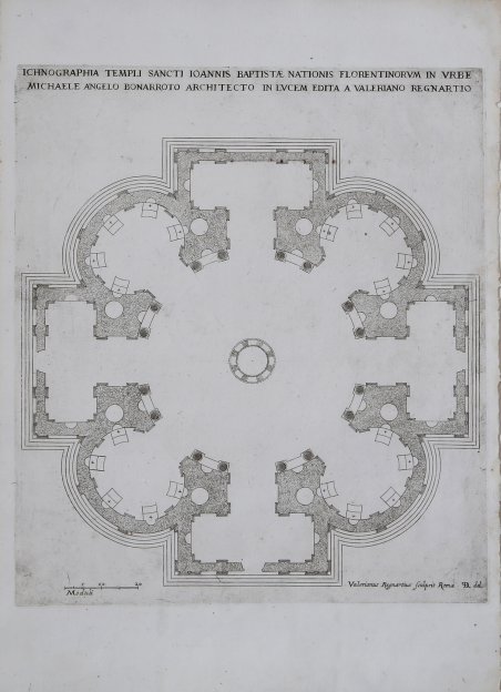 Ichnographia Templi Sancti Ioannis Baptistae Nationis Florentinorum.