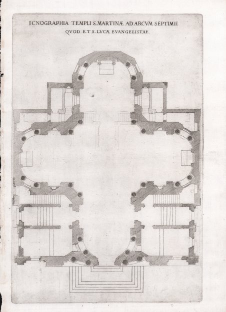 Icnographia Templi S. Martinae ad Arcum Septimii.