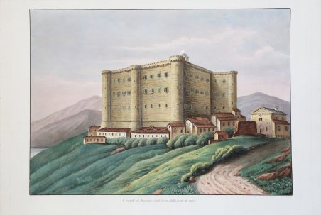 Il Castello di Bracciano degli Orsini dalla parte di terra