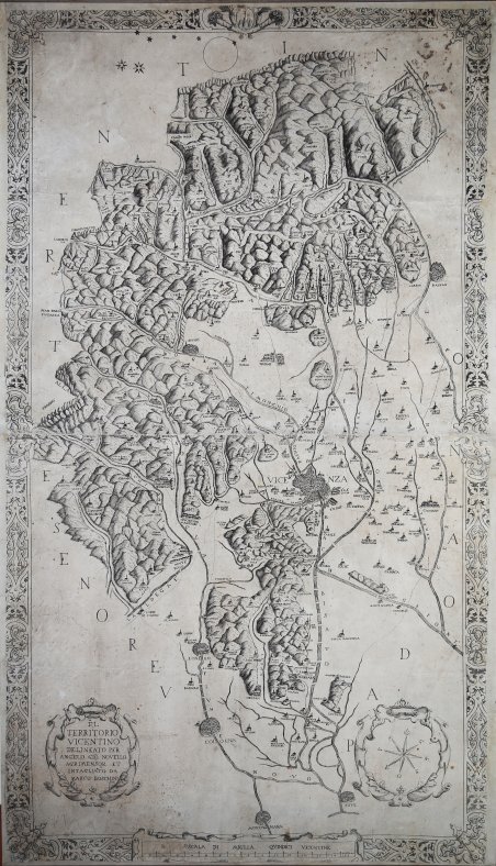 Il Territorio Vicentino delineato per Angelo Gio. Novello Agrimensor et … | Immagine principale