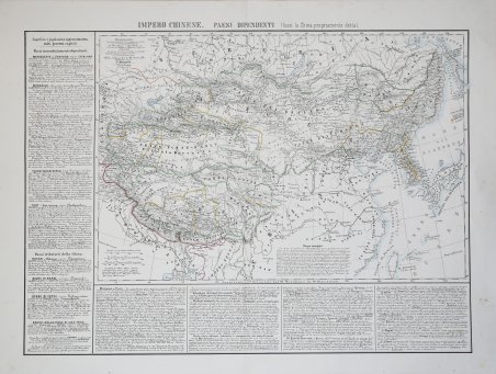 Impero Chinese. Paesi Dipendenti (fuori la China propriamente detta)