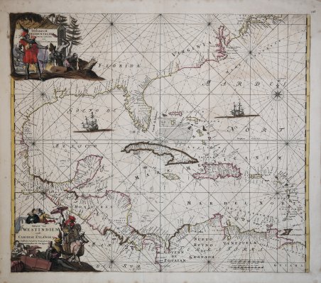 Indiarum Occidentalium Tractus Littorales cum Insulis Caribicis - Pascaert van …