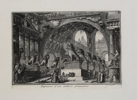 Ingresso d'un antico ginnasio