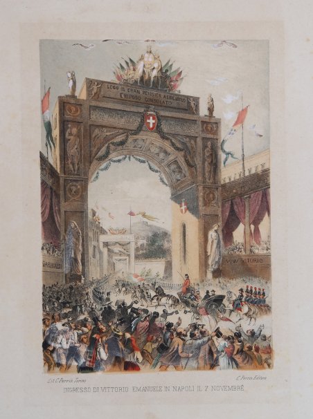 Ingresso di Vittorio Emanuele in Napoli il 7 Novembre