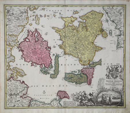 Insulae Danicae in mare Baltico sitae utpote Zeelandia, Fionia, Langelandia, …