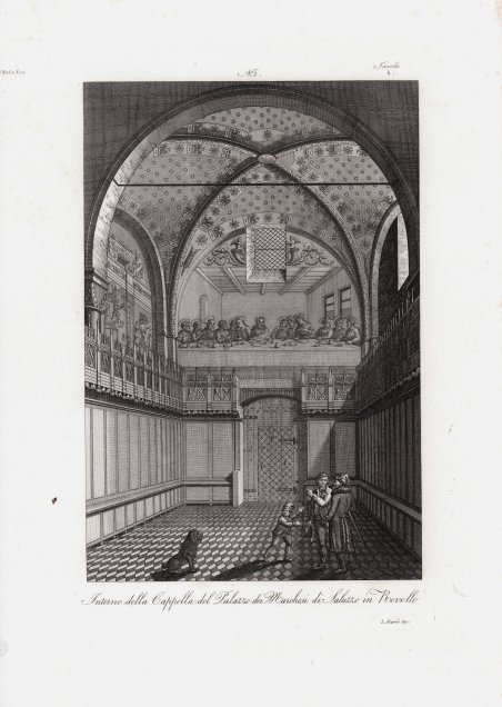 Interno della Cappella del Palazzo dei Marchesi di Saluzzo in …