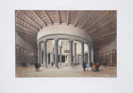 Interno della Chiesa di San Stefano Rotondo sul Monte Celio