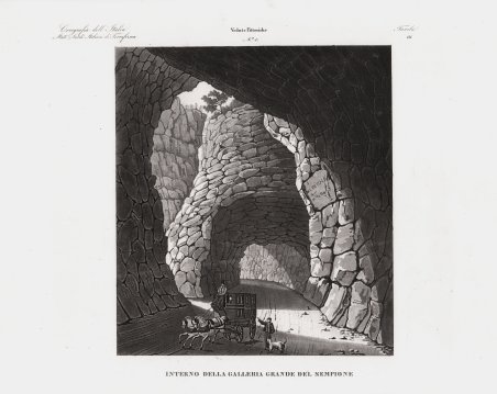 Interno della Galleria Grande del Sempione