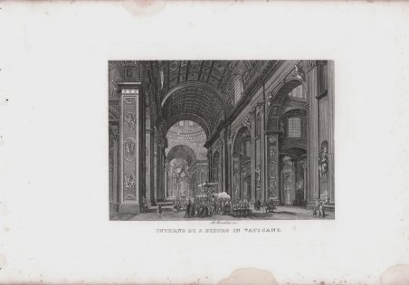 Interno di S. Pietro in Vaticano | Immagine principale