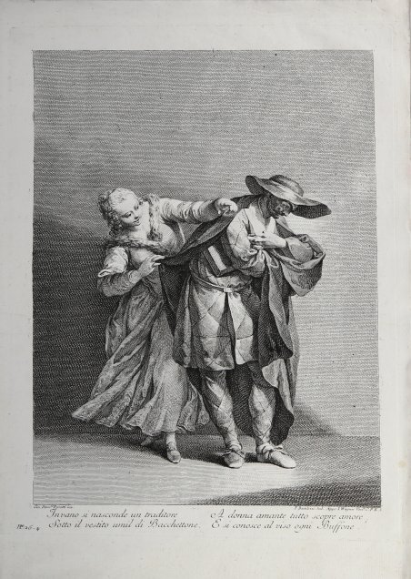 Invano si nasconde un traditore Sotto il vestito umil di …