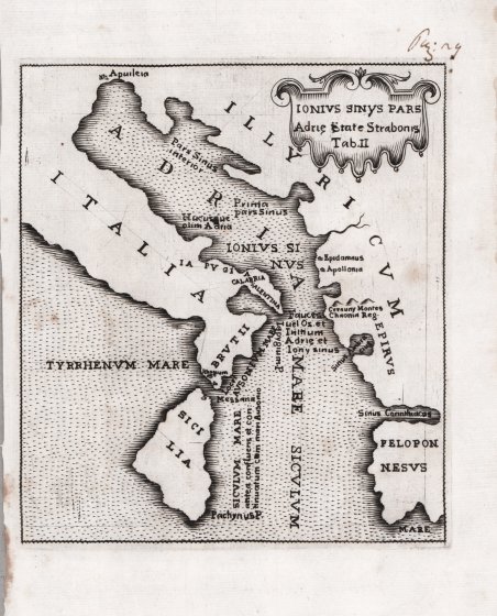 Ionius Sinys Pars Adrie State Strabonis Tab. II