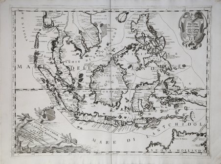 Isole dell'Indie, divise in Filippine, Molucche, e della Sonda