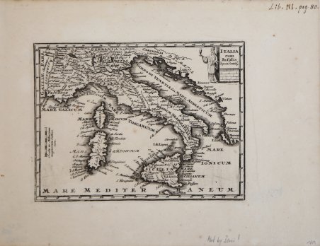 Italia cum Insulis dependentib. | Immagine principale