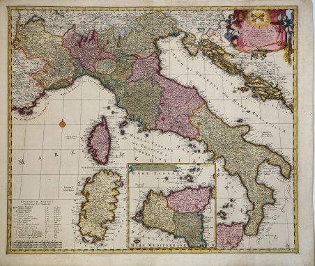 Italia In suos quoscunq Status divisa iiq. iterum in particulares …