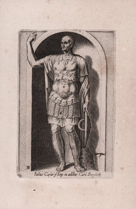 Iulius Caesar p. Imp. in aedibus Card. Burghesij [Statua virile]