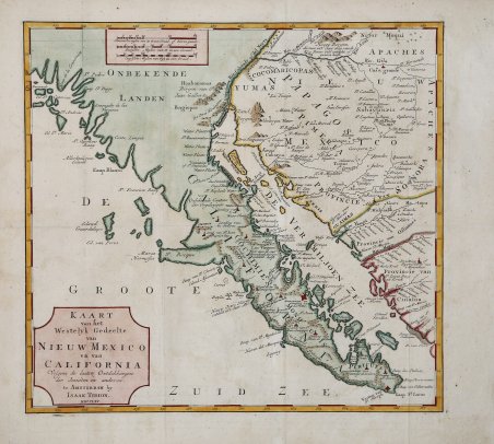 Kaart van het Westelyk Gedeelte van Nieuw Mexico en van …