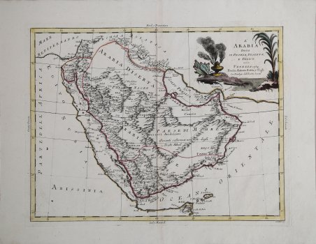 L'Arabia Divisa in Petrea, Deserta, e Felice
