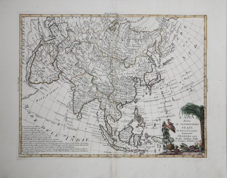 L'Asia divisa ne suoi principali Stati di nuova proiezione