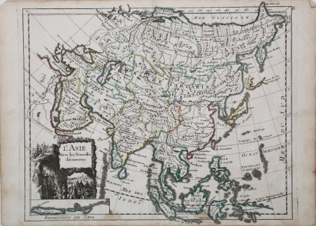 L'Asie Avec le Nouvelles découvertes