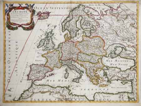 L'Europe Par N. Sanson Geographe Ord.re du Roy