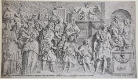 L’imperatore Traiano offre un sacrificio