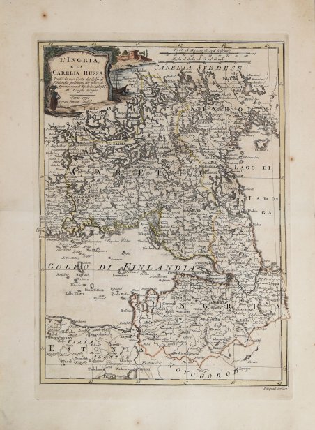 L'Ingria e la Carelia Russa tratte da una Carta del …