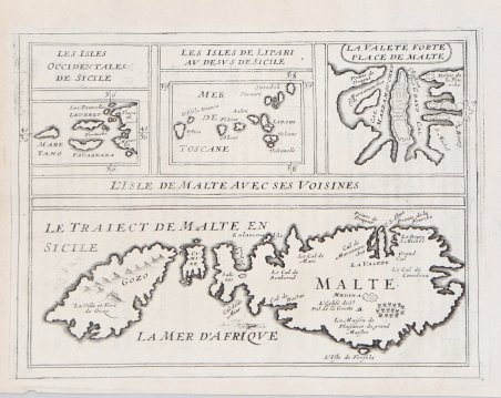 L'Isle de Malte avec ses Voisines