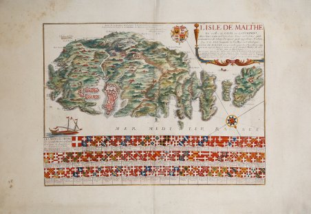 L'Isle de Malthe Et celle de Goze et de Comino