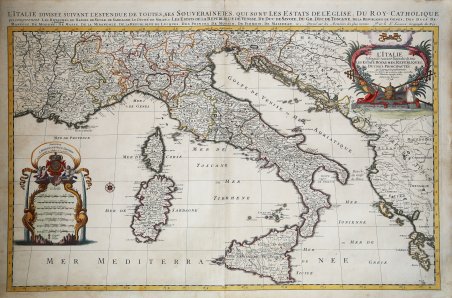 L'Italie divisèe suivant l'estendue de toutes ses souverainetès… | Immagine Gallery 2