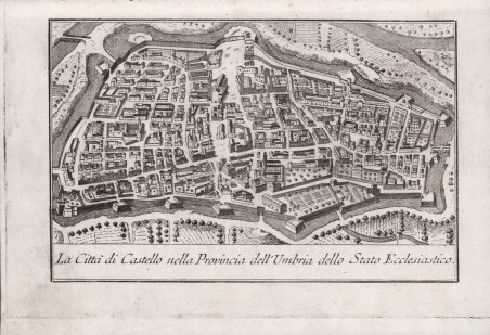 La Città di Castello nella Provincia dell'Umbria dello Stato Ecclesiastico.
