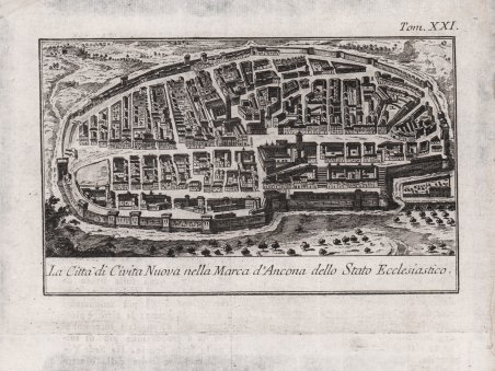 La CittÃ di Civita Nuova nella Marca d'Ancona dello Stato … | Immagine principale