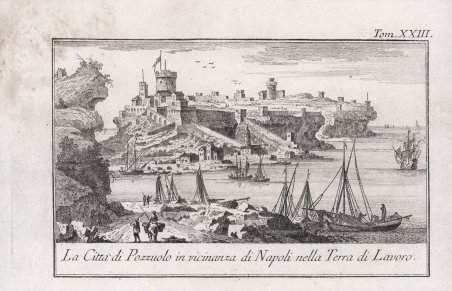 La Città di Pozzuolo in vicinanza di Napoli nella Terra …