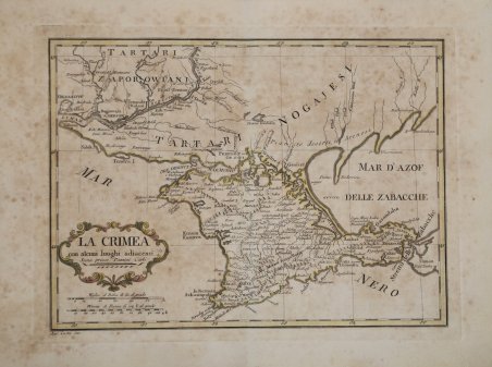 La Crimea con alcuni luoghi adiacenti