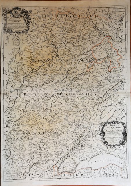 La Francia Contea ò Contea di Borgogna divisa ne suoi …