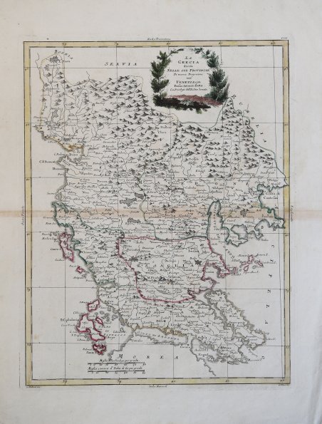 La Grecia divisa nelle sue Provincie