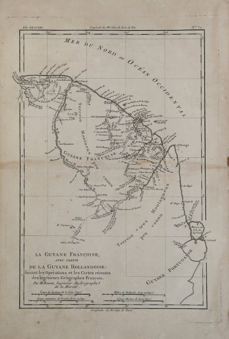 La Guyane Francoise, avec Partie de la Guyane Hollandoise: fuivant … | Immagine Gallery 2