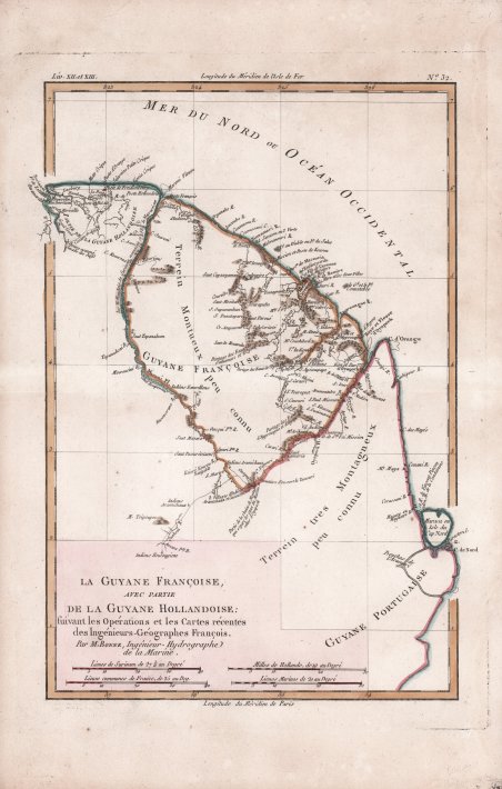La Guyane Francoise, avec Partie de la Guyane Hollandoise: fuivant … | Immagine Gallery 3