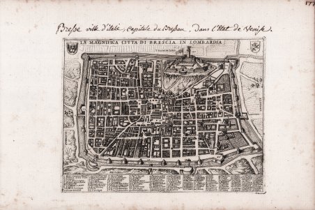 LA MAGNIFICA CITTA DI BRESCIA IN LOMBARDIA