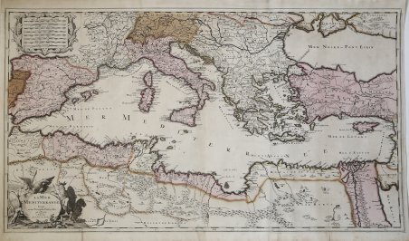 La Mer Mediterranee divi sée en ses Principales Parties ou …