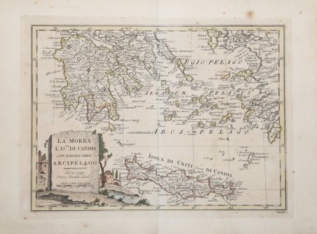 La Morea e l'Is.la di Candia con l'Isole dell'Arcipelago