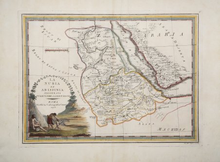 La Nubia ed Abissinia delienata sulle ultime osservazioni